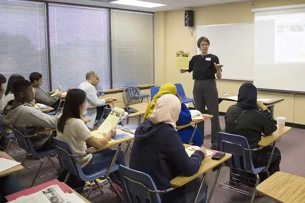 Promotional image of the American Language Academy facilities