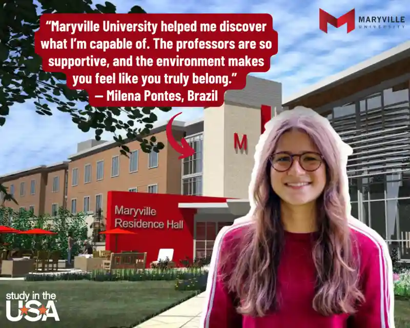 Milena Pontes from Brazil: Dreaming Big and Thriving at Maryville University