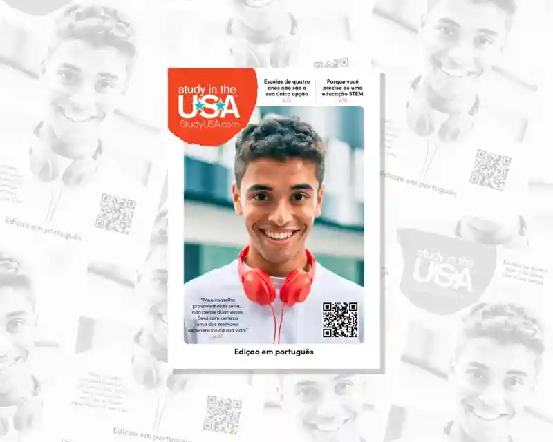 READ STUDY IN THE USA'S NEW PORTUGUESE MAGAZINE